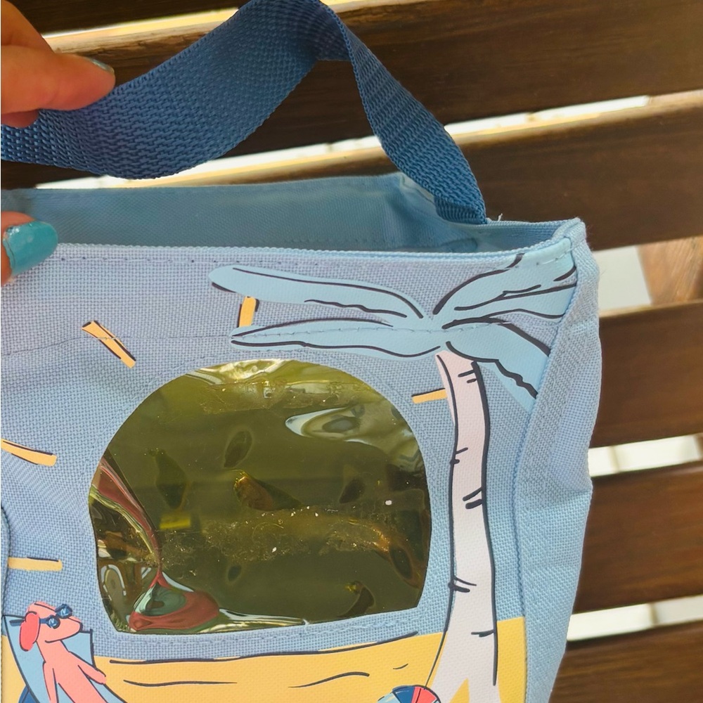 Thirty-One Light Blue Tropical Tote